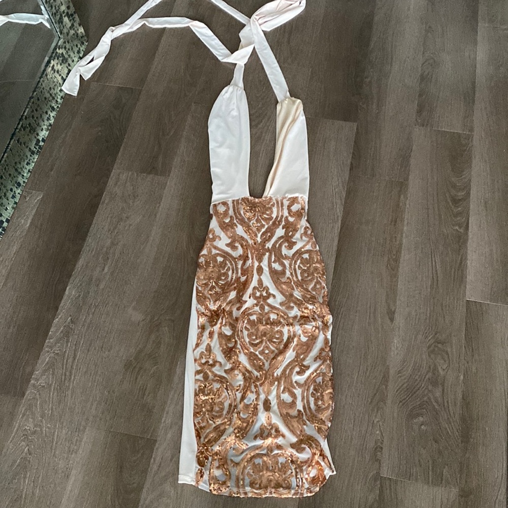 Gold & Cream Dress